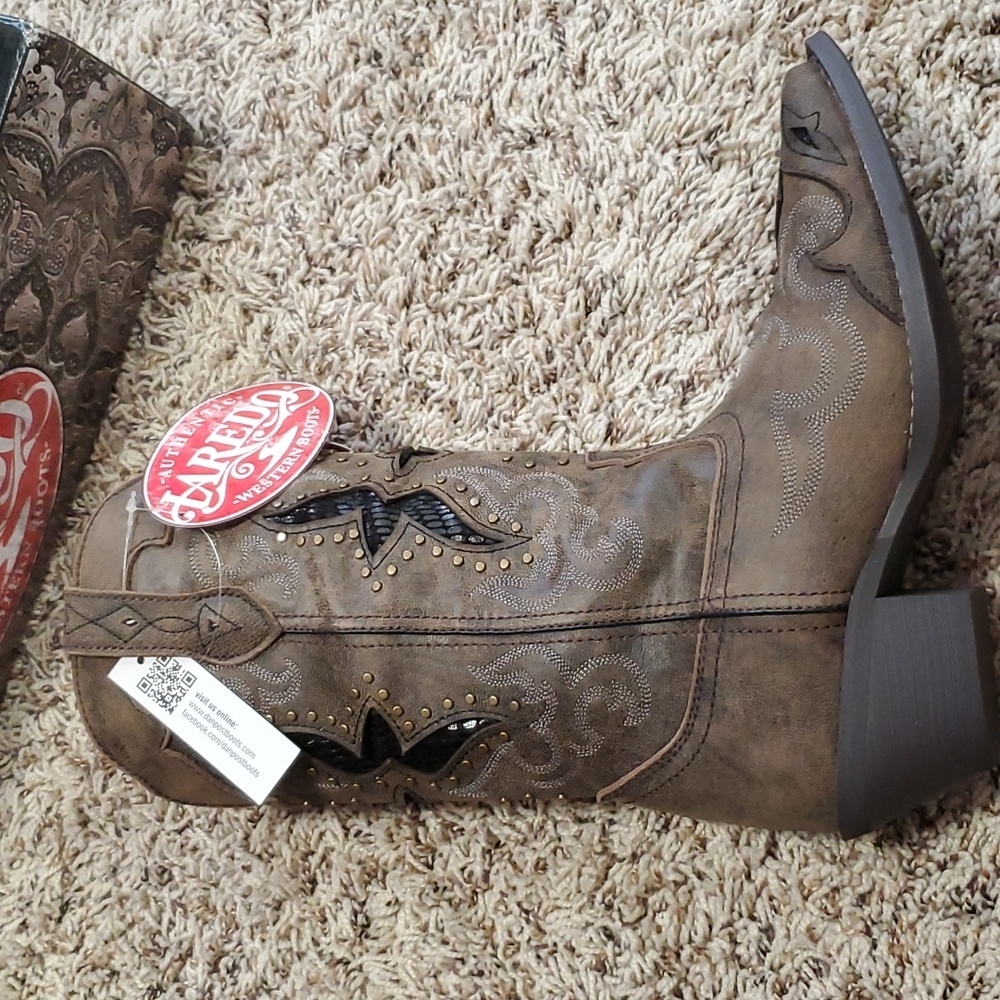 Authentic Laredo Cowgirl Western Country Leather Boots NWT *NO Offers!* - Picture 7 of 16